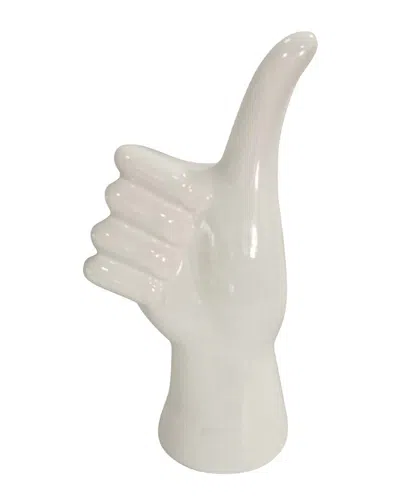 R16 R16 6IN  THUMBS UP, WHITE