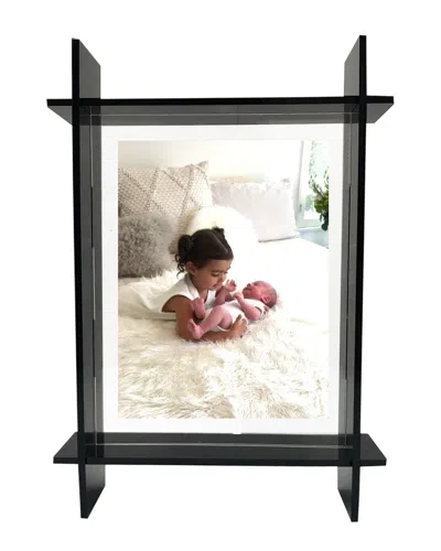 R16 Black Lucite 5x7 Frame In Multi