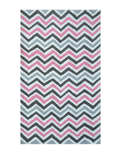 R16 Chevy Hand-made Contemporary Rug In Multi