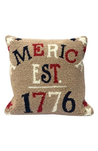 R16 Home America 1776 Throw Pillow In Taupe/ Multi