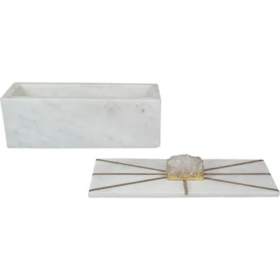 R16 Home Amethyst Marble Box