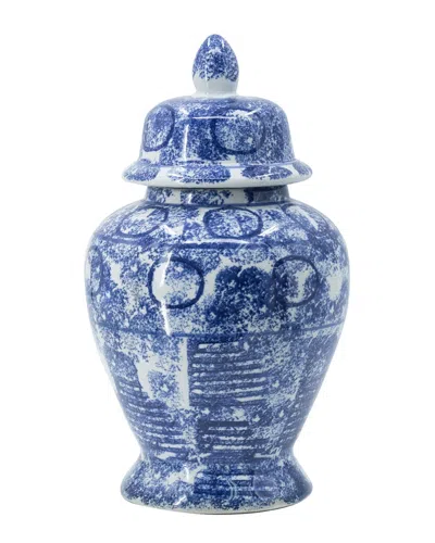 R16 Home Blue & White Ginger Jar