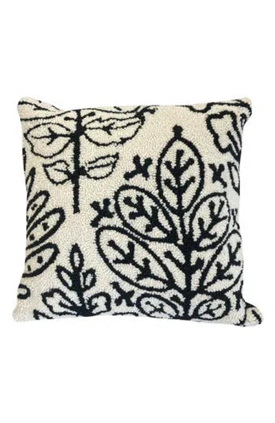 R16 Home Botanical Moonbeam Tile Throw Pillow In Cream