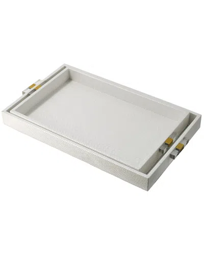 R16 Home Deco Snakeskin Nesting Tray Set