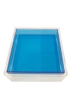 R16 Home Encased Color Lucite Tray In Blue