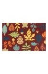 R16 Home Fall Icon Doormat In Red