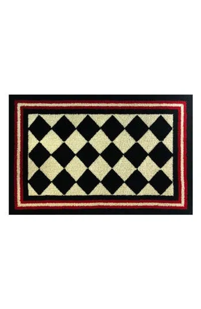 R16 Home Harlequin Checkered Doormat
