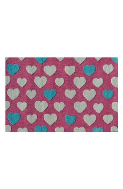 R16 Home Heart Dot Indoor/outdoor Doormat