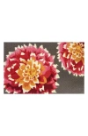 R16 Home Heirloom Dahlia Doormat In Grey Multi