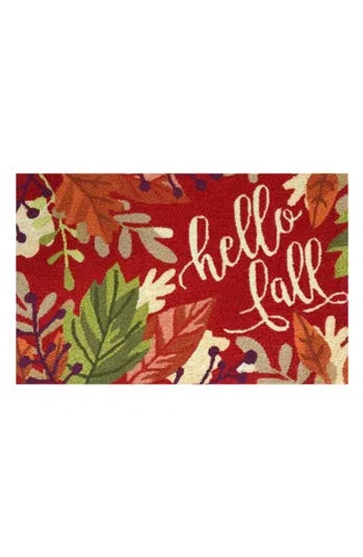 R16 Home Hello Fall Doormat In Red