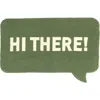 R16 Home Hi There Doormat In Green White