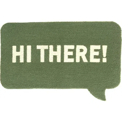 R16 Home Hi There Doormat In Green