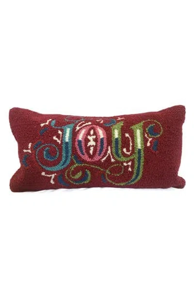 R16 Home Joy Holiday Pillow In Red