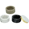 R16 Home Ketch 3-tiered Marble Stacking Jars