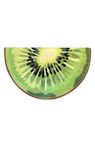 R16 Home Kiwi Slice Doormat In Green Multi