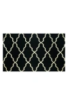 R16 Home Lattice Door Mat In Black White