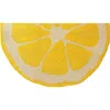 R16 Home Lemon Slice Doormat In Yellow White