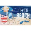 R16 Home Life's A Beach Doormat In Multi