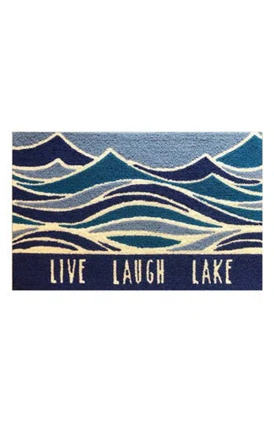 R16 Home Live Laugh Lake In Blue