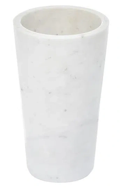 R16 Home Marble Vase In White