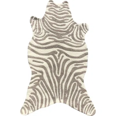 R16 Home Mini Zebra Shaped Indoor Rug