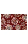 R16 Home Patricia Ultramarine Doormat In Red Multi