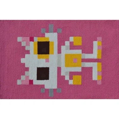 R16 Home Pixel Cat Indoor/outdoor Doormat In Multi
