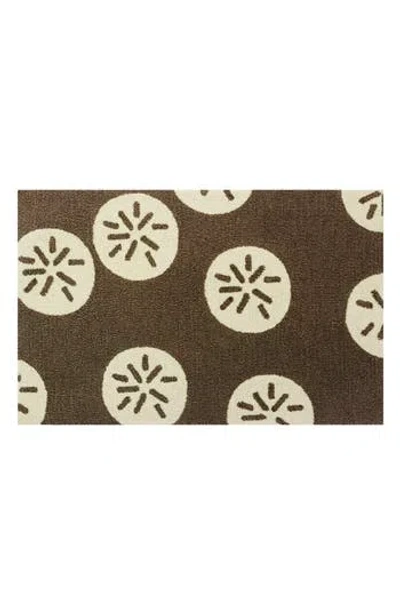 R16 Home Sand Dollar Doormat In Brown