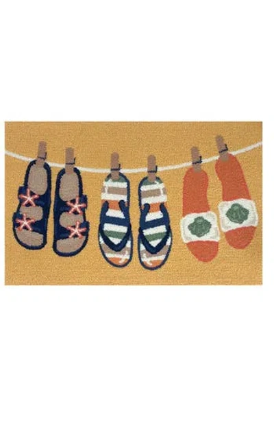 R16 Home Sandals Doormat In Yellow
