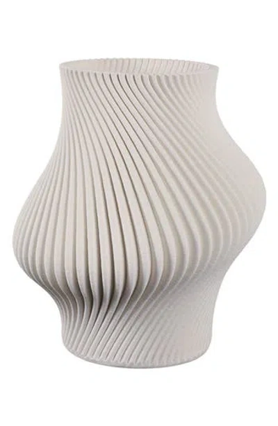 R16 Home Serenity Small 3d Vase In Ivory