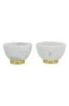 R16 Home Set Of 2 Marble Bowls