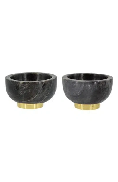 R16 Home Set Of 2 Marble Bowls