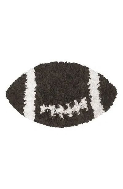 R16 Home Shaggy Raggy Football Rug In Multi