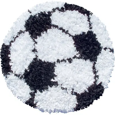 R16 Home Shaggy Raggy Soccer Rug In Multi