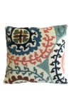 R16 Home Shayla Indoor/outdoor Throw Pillow In Aqua Multi