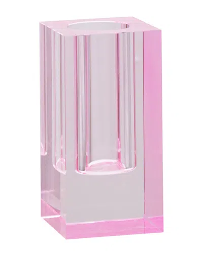 R16 Home Tall Pink Translucent Vase