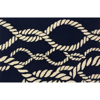 R16 Home Twister Floor Mat In Blue