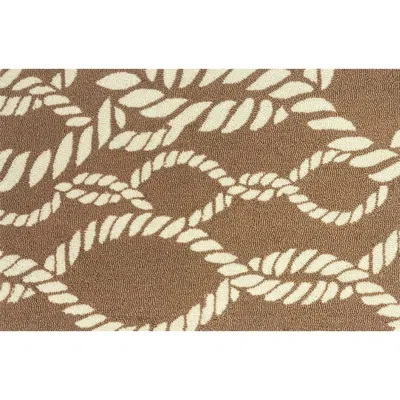 R16 Home Twister Floor Mat In Neutral