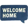 R16 Home Welcome Home Doormat In Blue White