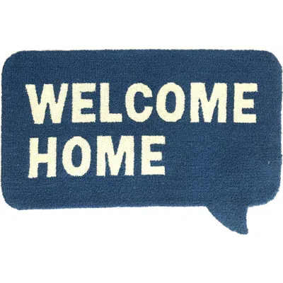 R16 Home Welcome Home Doormat In Blue
