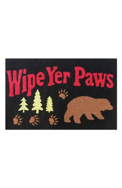 R16 Home Wipe Yer Paws Doormat In Multi