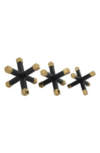 R16 Home Xylo Set Of 3 Jacks In Black