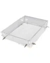 R16 Lucite 10in Stud Tray In Transparent