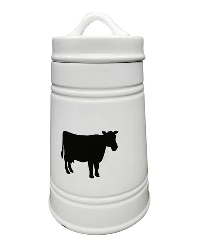 R16 Moo Canister In White