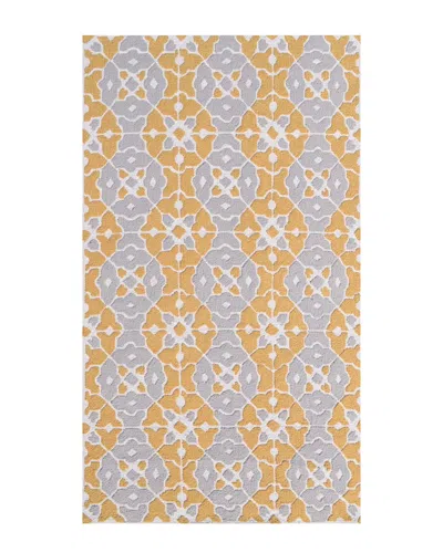 R16 Nantucket Hand-made Acrylic Contemporary Indoor/outdoor Rug In Multi
