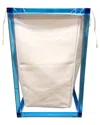 R16 Neon Blue Lucite Hamper In Blue