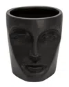 R16 Sculptured Face In Black