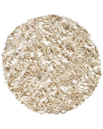 R16 Shaggy Raggy Hand-made Cotton Rug In Brown