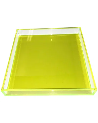 R16 Square Tray In Yellow