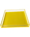 R16 Square Tray In Yellow